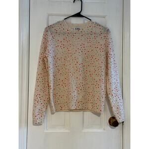 27 Miles Cashmere Sparkle Dot Sweater Size XS